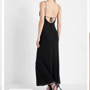 EXPRESS V-Neck Midi Sweater Slip Dress